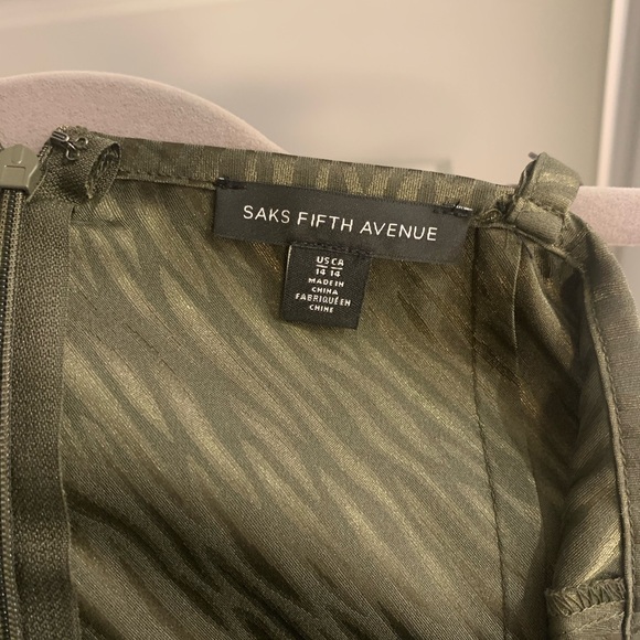 Olive Green Slip Dress - Picture 4 of 4